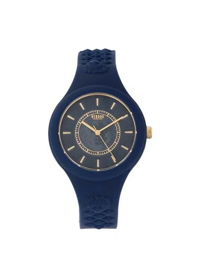 Versus Versace Fire Island Strap Watch Woman Wrist Watch Blue Size - Stainless Steel