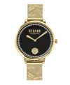 Versus By Versace La Villette Crystal Watch In Gold
