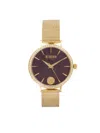 Versus Women's Mar Vista 34mm Goldtone Stainless Steel Bracelet Watch In Yellow