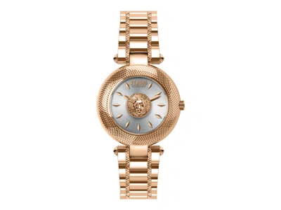 Pre-owned Versus Women's  Versace Brick Lane Vsp645921 Watch In Stainless Steel In Silver