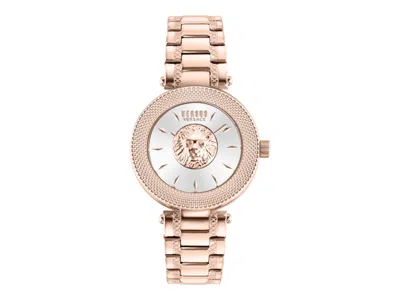 Pre-owned Versus Women's  Versace Brick Lane Vsp645924 Watch In Stainless Steel In Silver