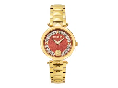 Pre-owned Versus Women's  Versace Covent Garden Petite Vsphk1320 Watch In Stainless Steel In Silver