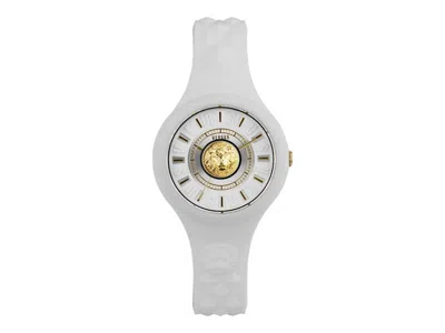 Pre-owned Versus Women's  Versace Fire Island Vspoq7721 Watch In Stainless Steel In Silver