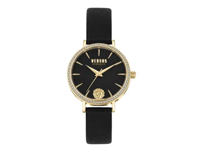 Pre-owned Versus Women's  Versace Mar Vista Crystal Vsp1f2121 Watch In Stainless Steel In Silver