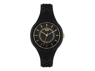 Pre-owned Versus Women's  Versace Versace Fire Island Strap Watch Vspoq8021 In Stainless Steel