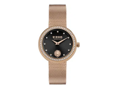 Pre-owned Versus Women's  Versace Versace Lea Crystal Bracelet Watch Vspen5821 In Stainless Steel