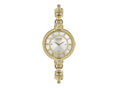 Pre-owned Versus Women's  Versace Versace Les Docks Bracelet Watch Vspll2621 In Stainless Steel