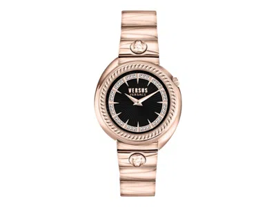 Pre-owned Versus Women's  Versace Versace Tortona Crystal Bracelet Watch Vsphf3421 In Stainless Steel