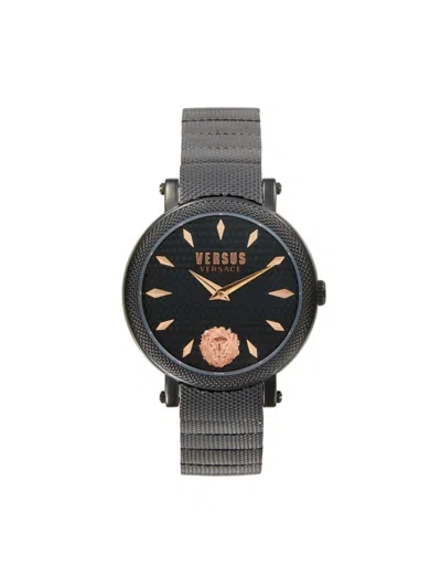 Versus Women's Weho 38mm Stainless Steel Bracelet Watch In Black