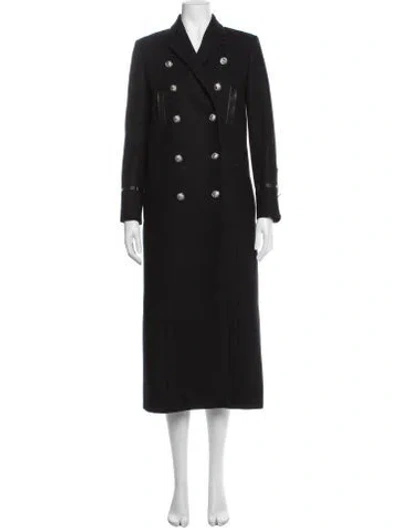 Pre-owned Versus Wool Jacket In Black