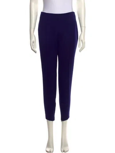 Pre-owned Versus Wool Skinny Leg Pants In Purple