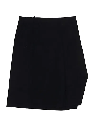 Pre-owned Versus Wool Skirt In Black