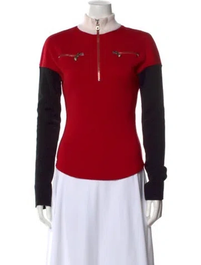 Pre-owned Versus Wool Turtleneck Sweater