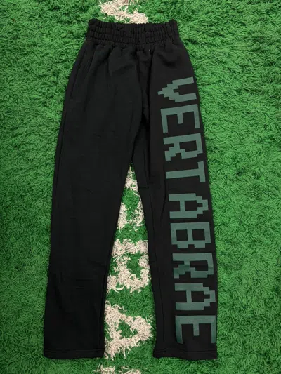 Pre-owned Vertabrae Black Green Sweatpants Small