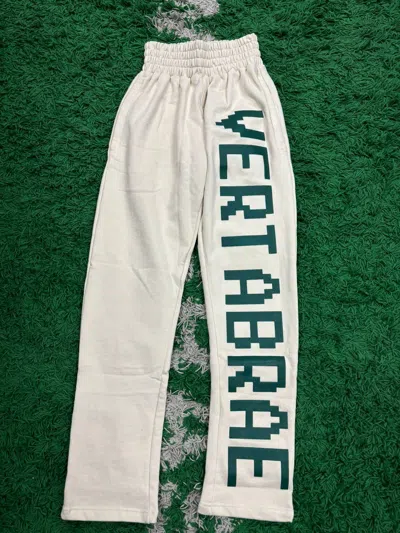 Pre-owned Vertabrae Sweatpants Cream Green Small