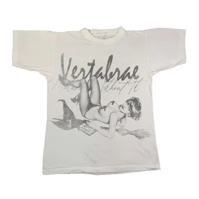 Pre-owned Vertabrae Vert Dancer Short Sleeve Tee Shirt Cream In Multicolor