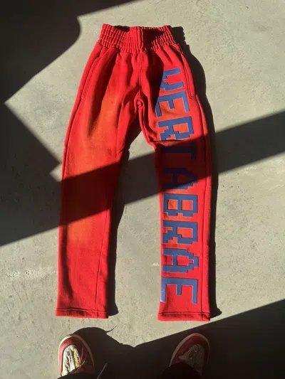 Pre-owned Vertabrae Vertebrae Red/blue Sweatpants