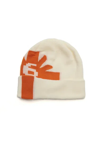 Pre-owned Vertabrae X Sixpm 6pm Beanie In White