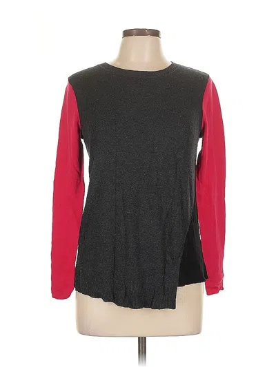 Pre-owned Vertical Design Pullover Sweater In Gray