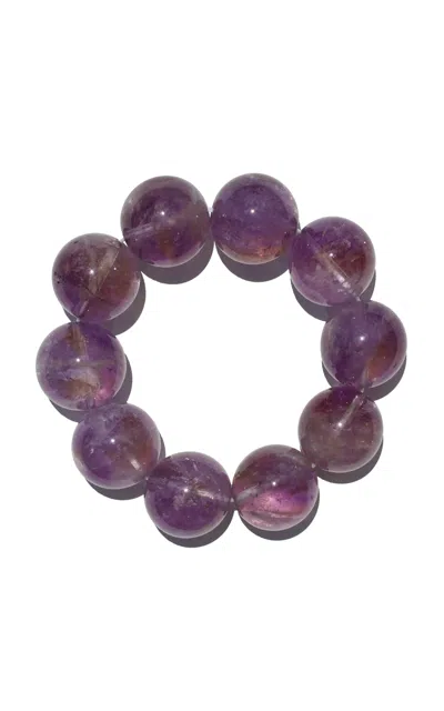 Vertigo Amethyst Bracelet In Purple