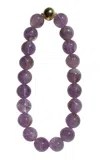 Vertigo Amethyst Choker In Purple