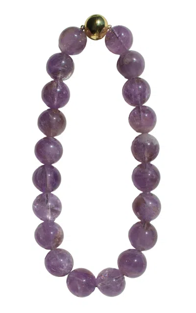 Vertigo Amethyst Choker In Purple
