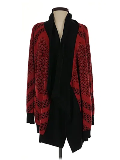 Pre-owned Vertigo Cardigan Sweater In Red