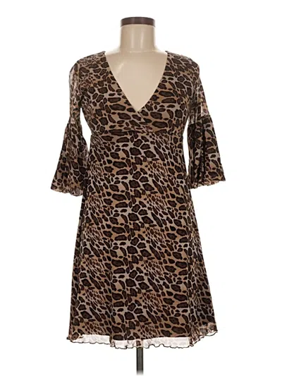 Pre-owned Vertigo Casual Dress In Brown