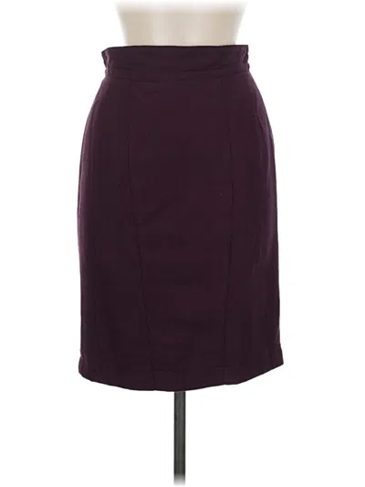 Pre-owned Vertigo Casual Skirt In Burgundy
