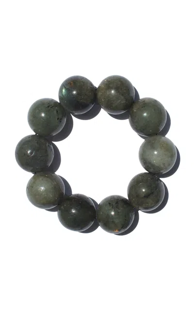 Vertigo Labradorite Bracelet In Gray
