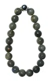 Vertigo Labradorite Choker In Gray