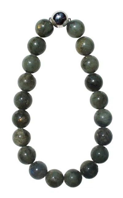 Vertigo Labradorite Choker In Gray