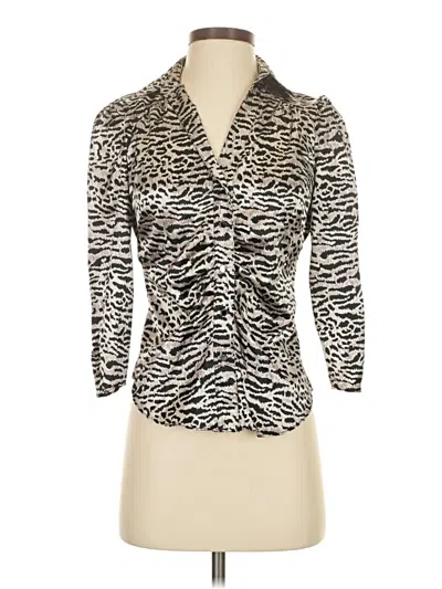Pre-owned Vertigo Paris 3/4 Sleeve Blouse In Ivory