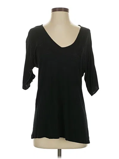 Pre-owned Vertigo Paris 3/4 Sleeve Top Black V-neck Tops