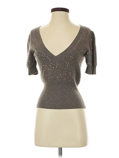 Pre-owned Vertigo Paris 3/4 Sleeve T-shirt In Gray