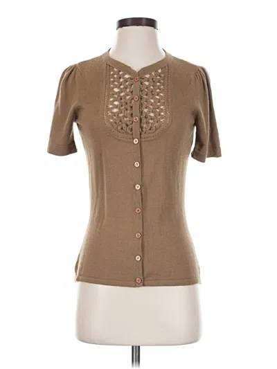 Pre-owned Vertigo Paris Cardigan Sweater In Brown