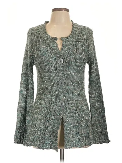 Pre-owned Vertigo Paris Cardigan Sweater In Green