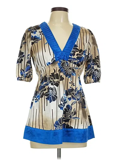 Pre-owned Vertigo Paris Kimono In Blue