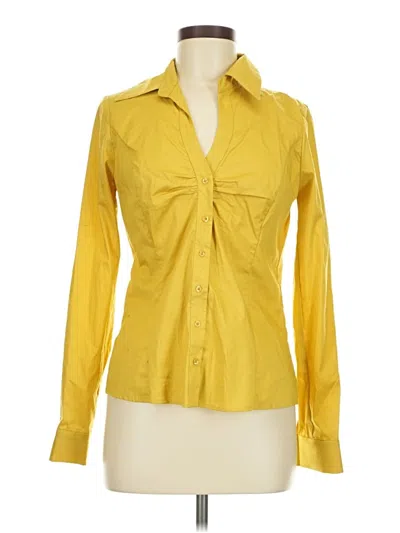 Pre-owned Vertigo Paris Long Sleeve Polo Shirt In Yellow