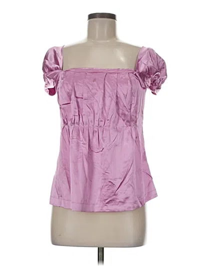 Pre-owned Vertigo Paris Short Sleeve Blouse In Pink
