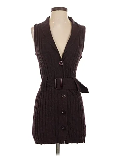 Pre-owned Vertigo Paris Sweater Vest In Brown