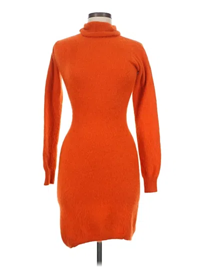Pre-owned Vertigo Turtleneck Sweater In Orange