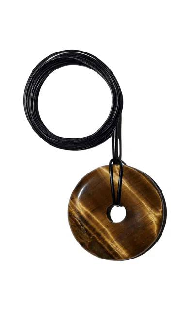 Vertigo Yellow Tiger Medallion In Brown