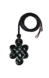 Vertigo Zoisite Illusion Pendant In Green