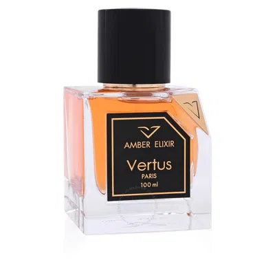 Vertus Paris Unisex Amber Elixir Edp Spray 3.4 oz Fragrances 3612345679253 In Amber / Black