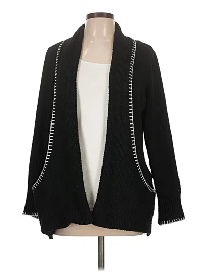 Pre-owned Verve Ami Cardigan Sweater In Black