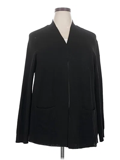 Pre-owned Verve Ami Cardigan Sweater In Black