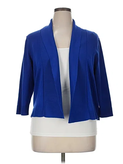 Pre-owned Verve Ami Cardigan Sweater In Blue