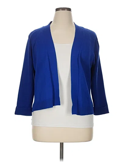 Pre-owned Verve Ami Cardigan Sweater In Blue