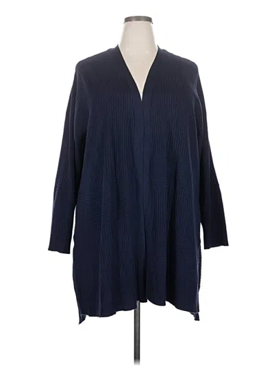 Pre-owned Verve Ami Cardigan Sweater In Blue